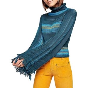 Free People Close to Me Striped Pullover Sweater NWT